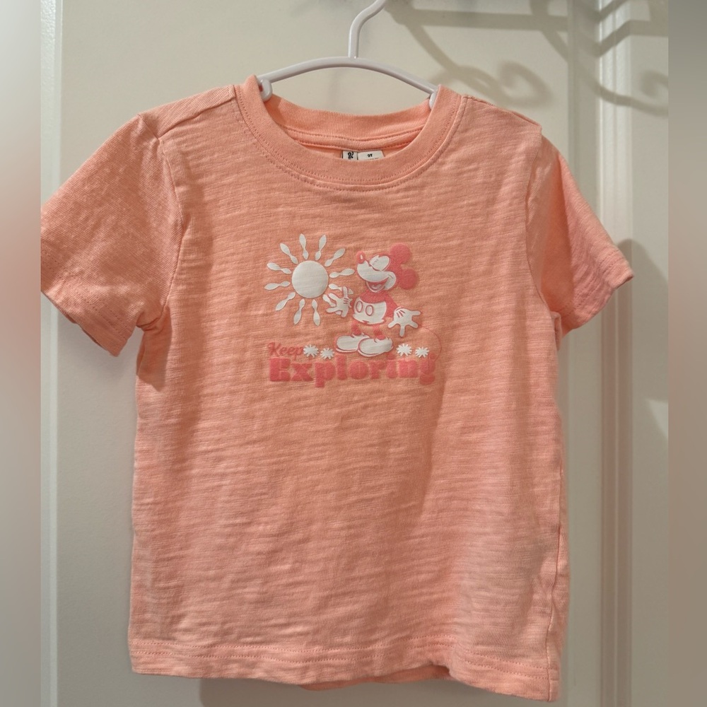 Janie & Jack T-Shirt with Mickey Mouse